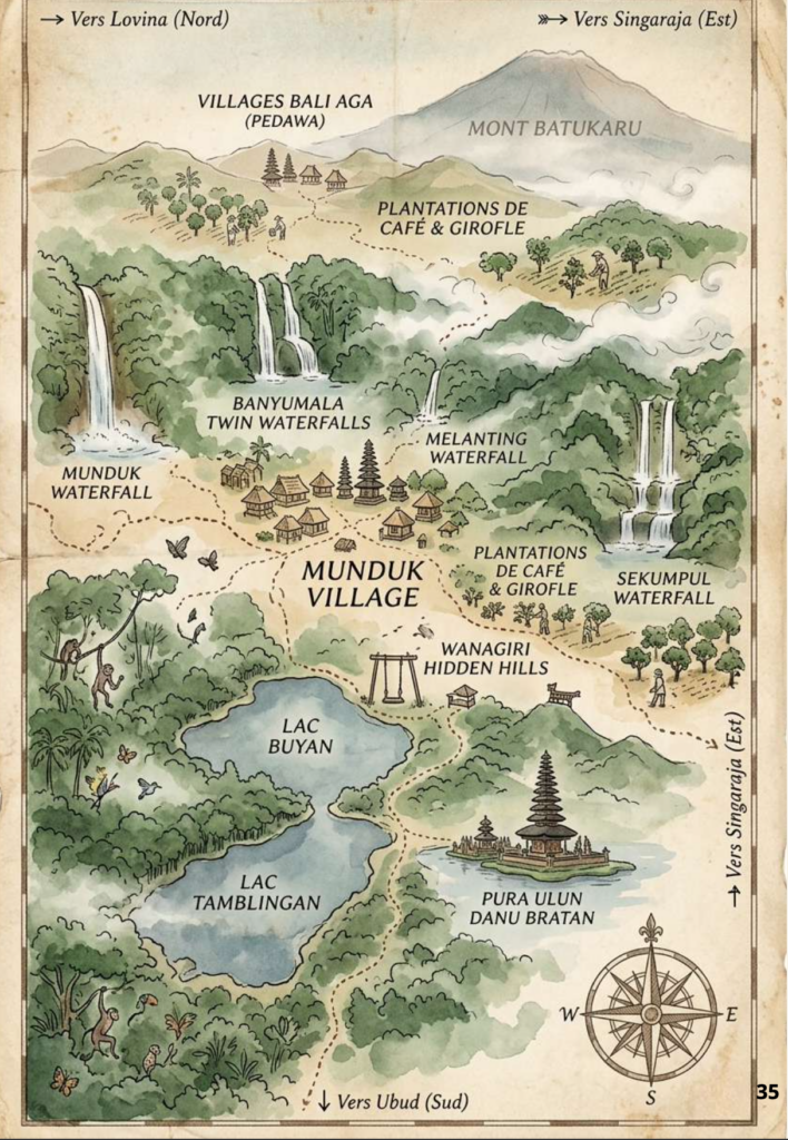 Carte de Munduk