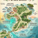La carte de Nusa Lembongan