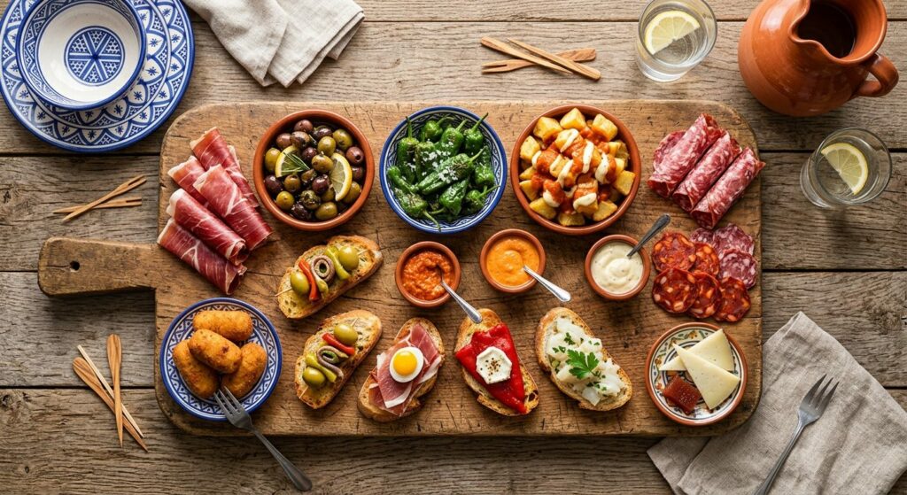 Les 5 plats espagnols à goûter absolument lors de votre voyage tapas